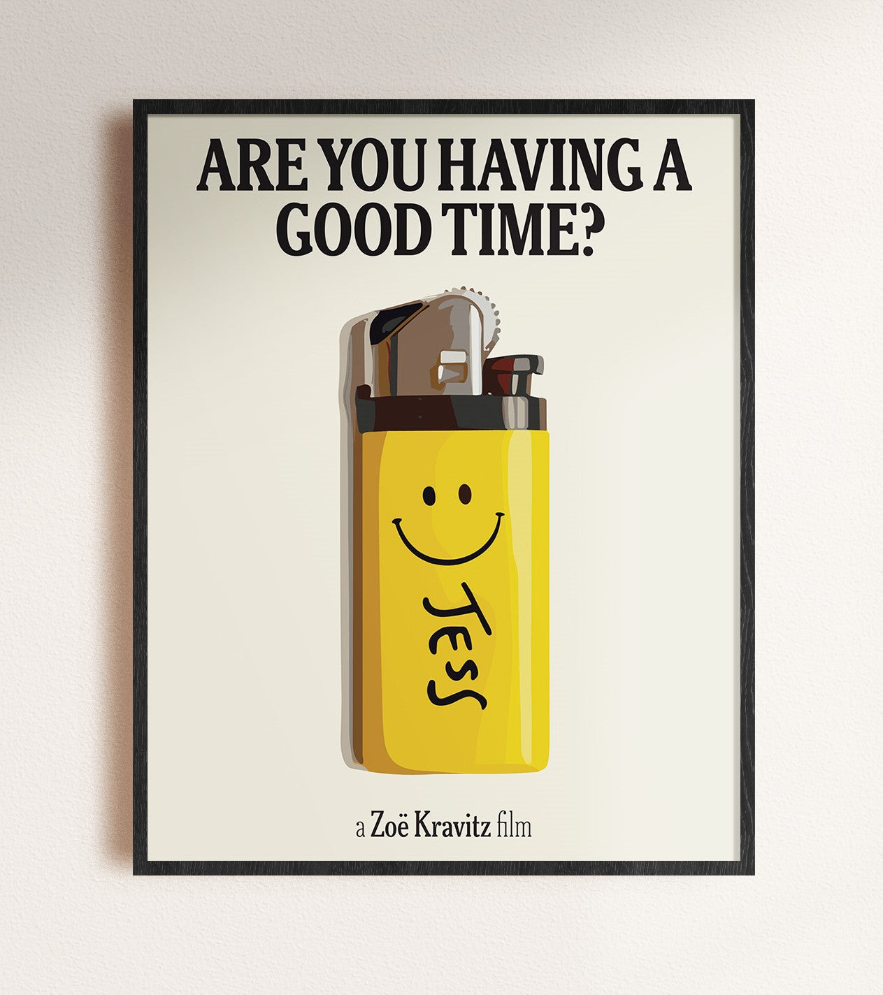 blink twice movie wall art, framed