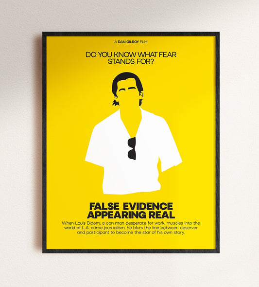 nightcrawler movie wall art, framed