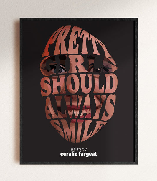 the substance movie wall art, framed