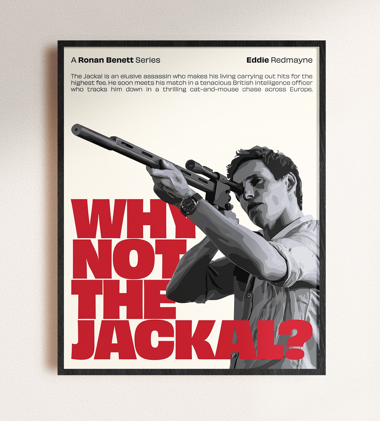 the day of the jackal tv show wall art, framed