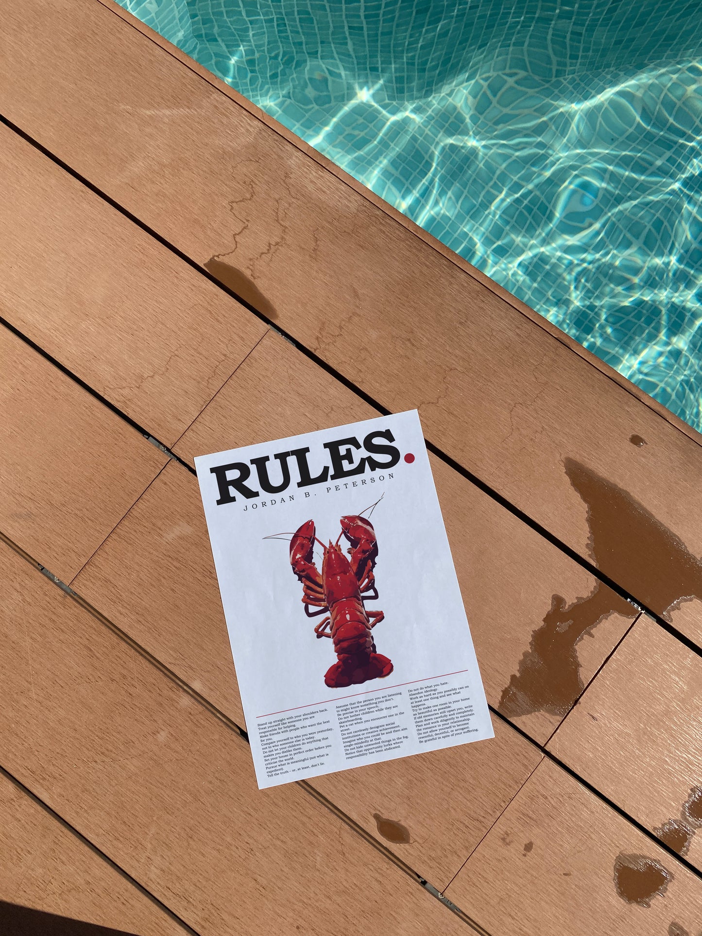 Jordan Peterson's Rules Wall Art (Digital Download)