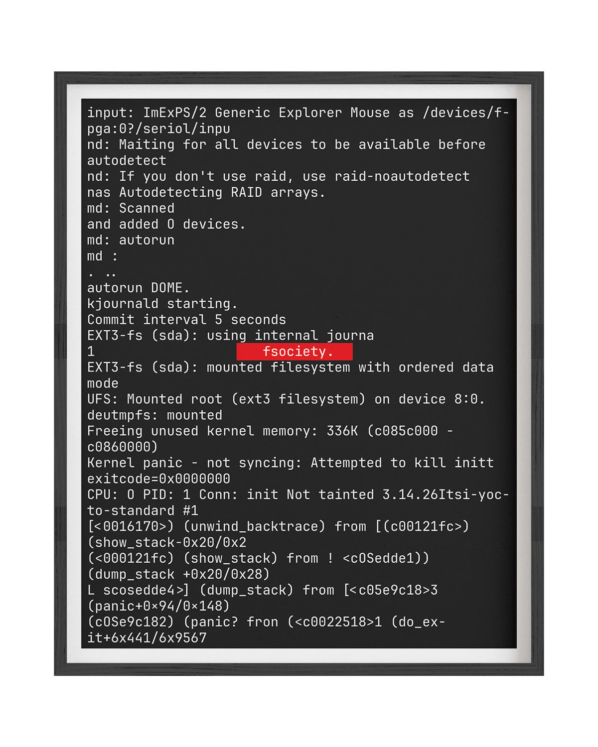 Mr. Robot TV Show Wall Art (Digital Download)