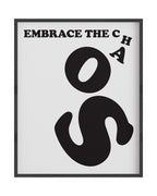 Embrace the Chaos Typography Wall Art (Digital Download)
