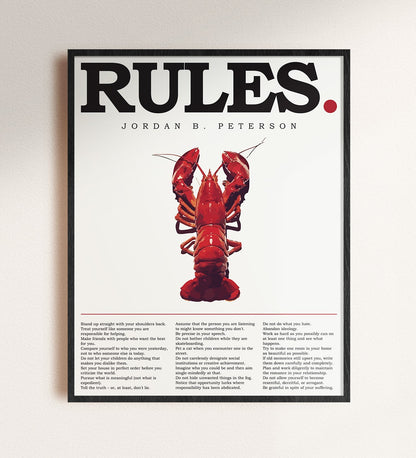 Jordan Peterson's Rules Poster (Digital Download)