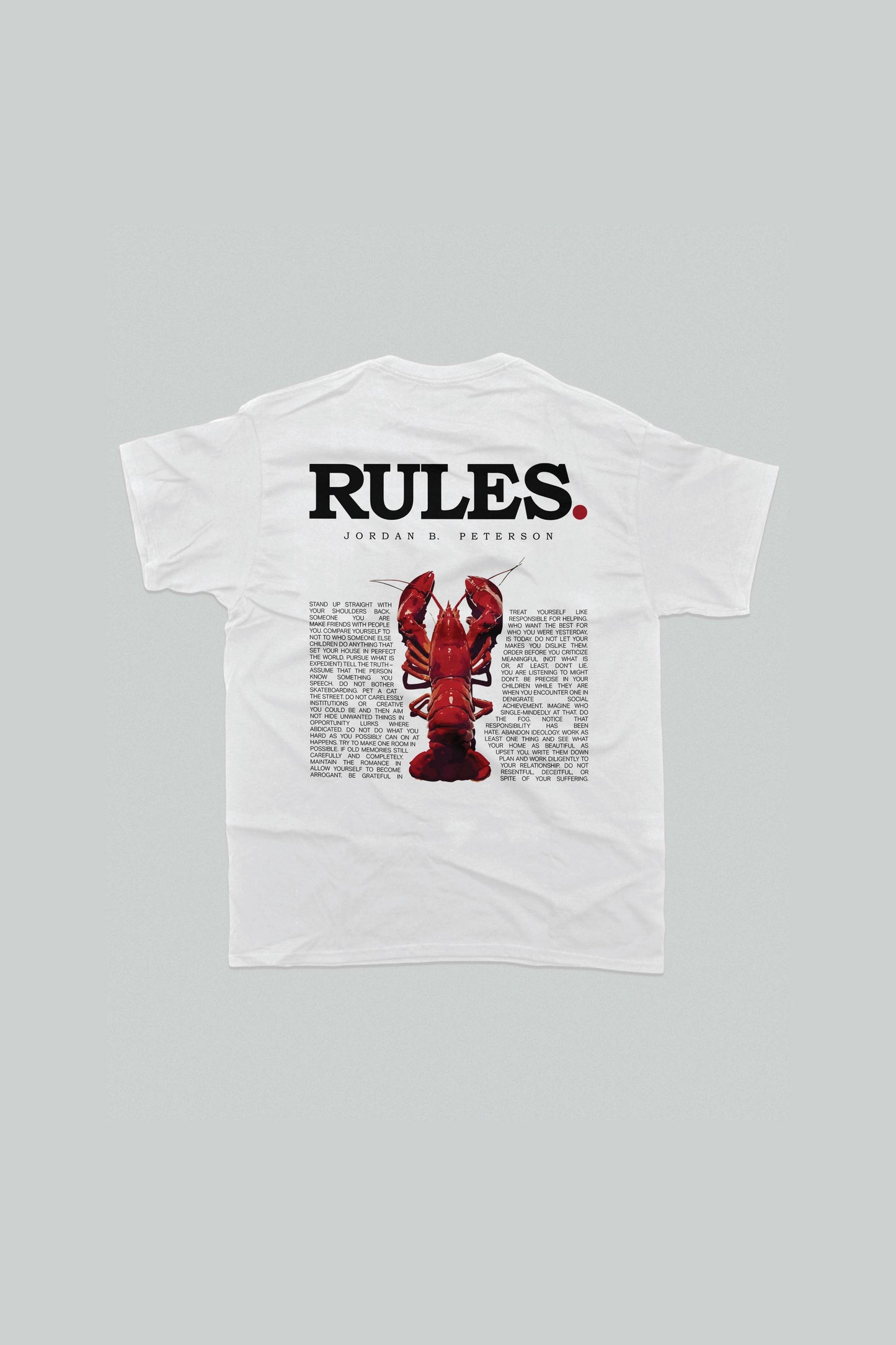 Jordan Peterson's Rules Graphic T-Shirt