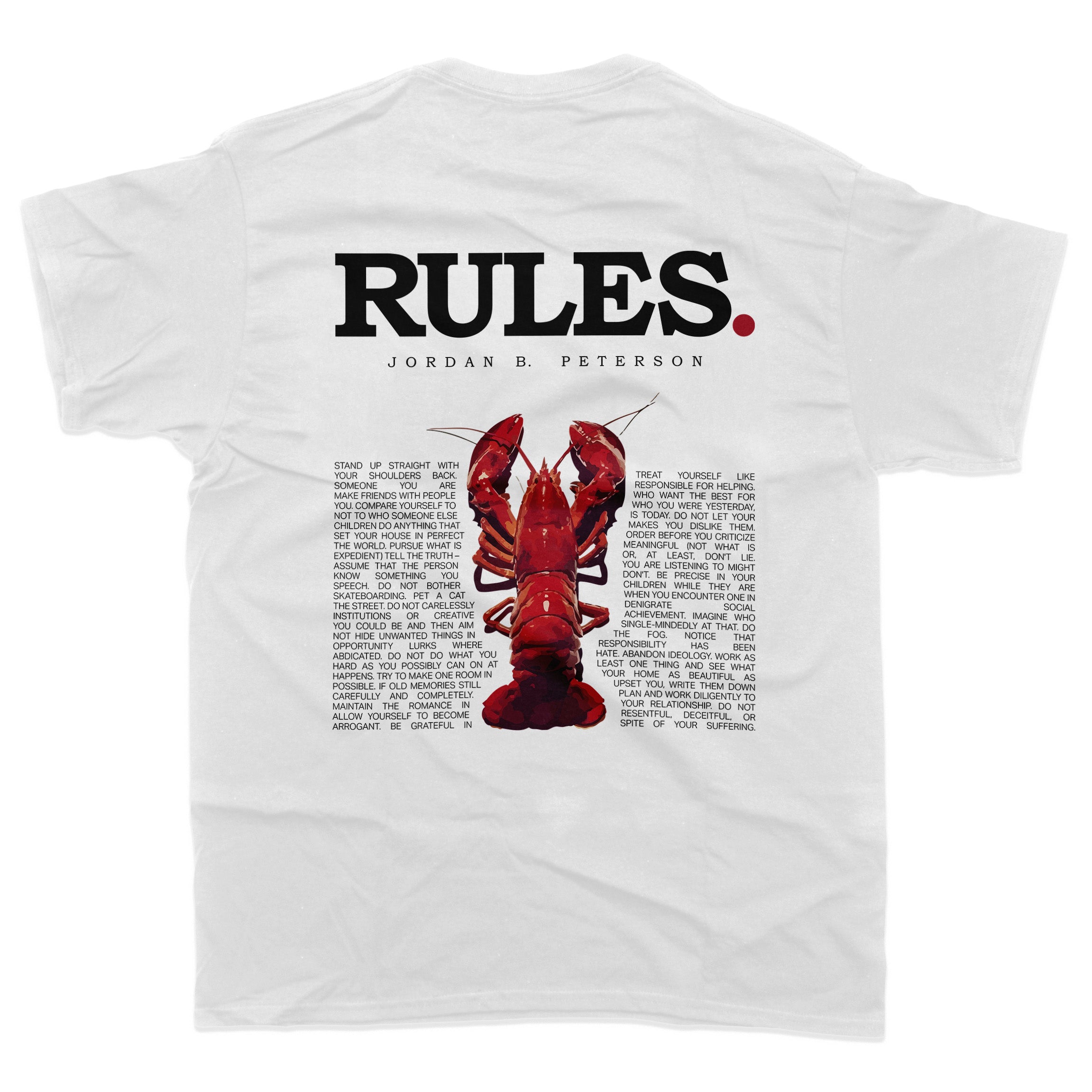 Jordan Peterson's Rules Graphic T-Shirt