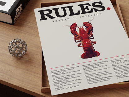Jordan Peterson's Rules Poster (Digital Download)